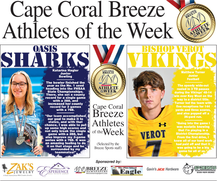 Athletes of the Week 111122 News, Sports, Jobs Pineisland Eagle